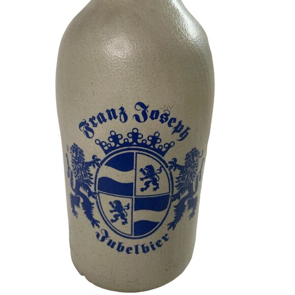 Altenmunster Franz Joseph Jubelbier  Stoneware Beer Bottle u Salt Glazed German - Picture 3 of 10
